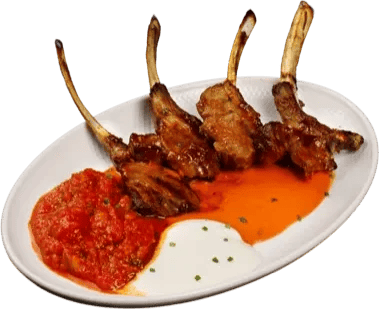 Каре ягненка с марокканским соусом