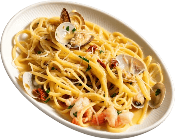 Лингвини с морепродуктами